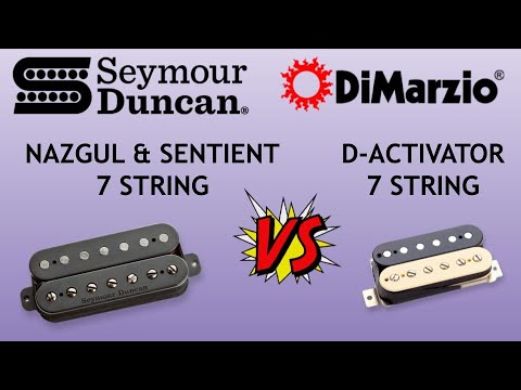 DiMarzio D Activator vs SD Nazgul Sentient - 7 String (No Talking)
