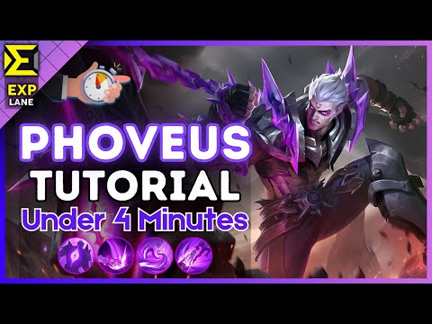 4-Minute Phoveus Tutorial in EXP Lane || (MLBB S35) 2025