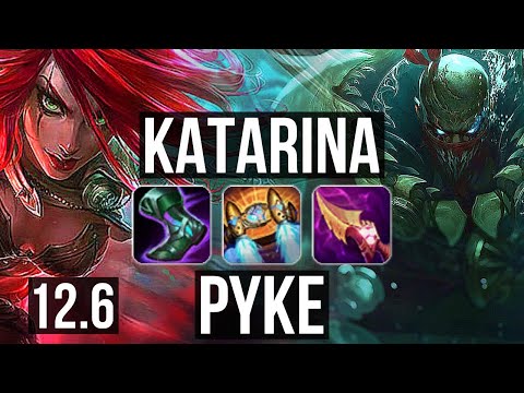 KATA vs PYKE (MID) | 9/0/3, 67% winrate, Legendary, 400+ games | KR Diamond | 12.6