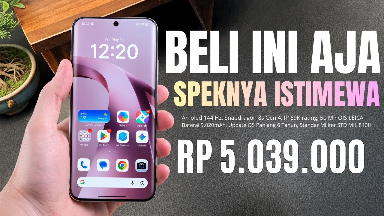 GAK ADA TANDINGANNYA‼️9020mAh, RAM 12/512 GB - HP 5 JUTAAN TERBAIK DAN TERBARU AGUSTUS 2026