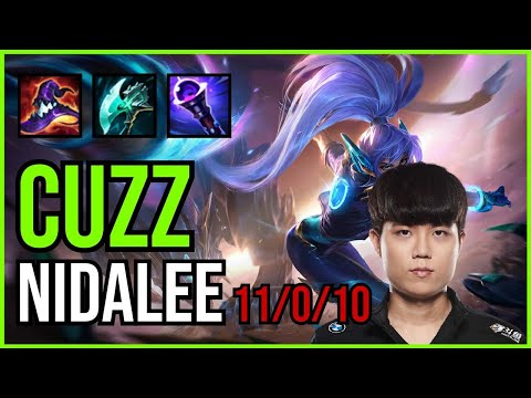 CUZZ - NIDALEE vs RUMBLE Jungle - KR Challenger - Patch 11.3