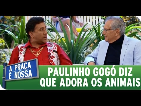 A Praça É Nossa (23/07/15) - Paulinho Gogó fala sobre seu amor aos animais