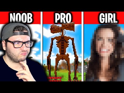 HO LITIGATO con LA MIA RAGAZZA! SIRENHEAD su Minecraft - NOOB vs PRO vs GIRL