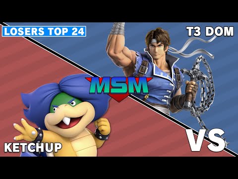 Offline MSM 240 - CG | UCI | T3 Dom (Richter) VS THC | Ketchup (Bowser Jr.) Top 24 Losers