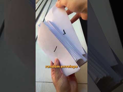 How to do the 100 envelope savings challenge