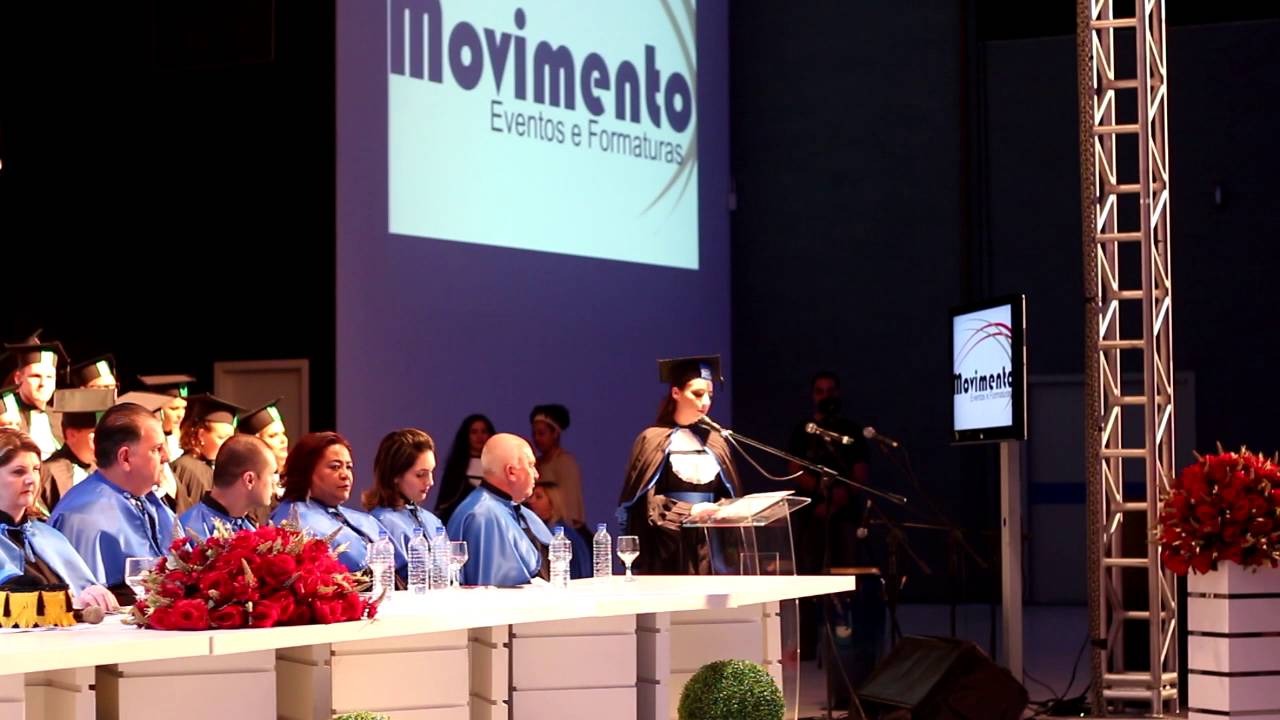 Homenagem aos Mestres - Formatura