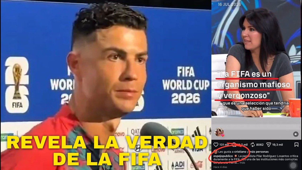 CRISTIANO RONALDO rompe EL SILENCIO y revela LA CORRUPCIÓN de LA FIFA y que le QUERÍAN REGALAR EL...
