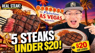 5 Steaks Under $20 In Las Vegas 🥩