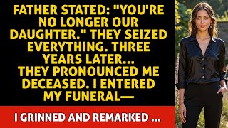 Family read my obituary at the funeral;then I walked in,shocking them all with my unexpected return.