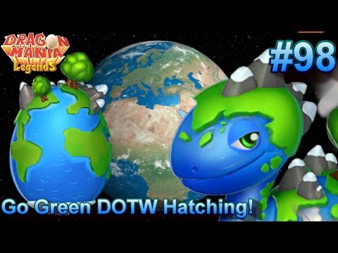 Go Green DOTW Hatching! - Dragon Mania Legends #98