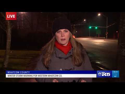 Snow, ice headed for Whatcom County