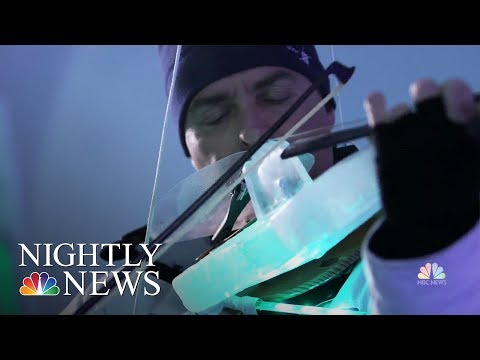 This Frozen Orchestra Inside The Italian Alps Is The World&rsquo;s Coolest Concert | NBC Nightly News