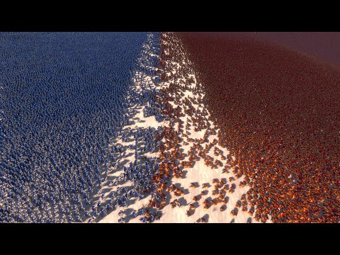 30.000 SPARTANS vs 30.000 KNIGHTS - Ultimate Epic Battle Simulator