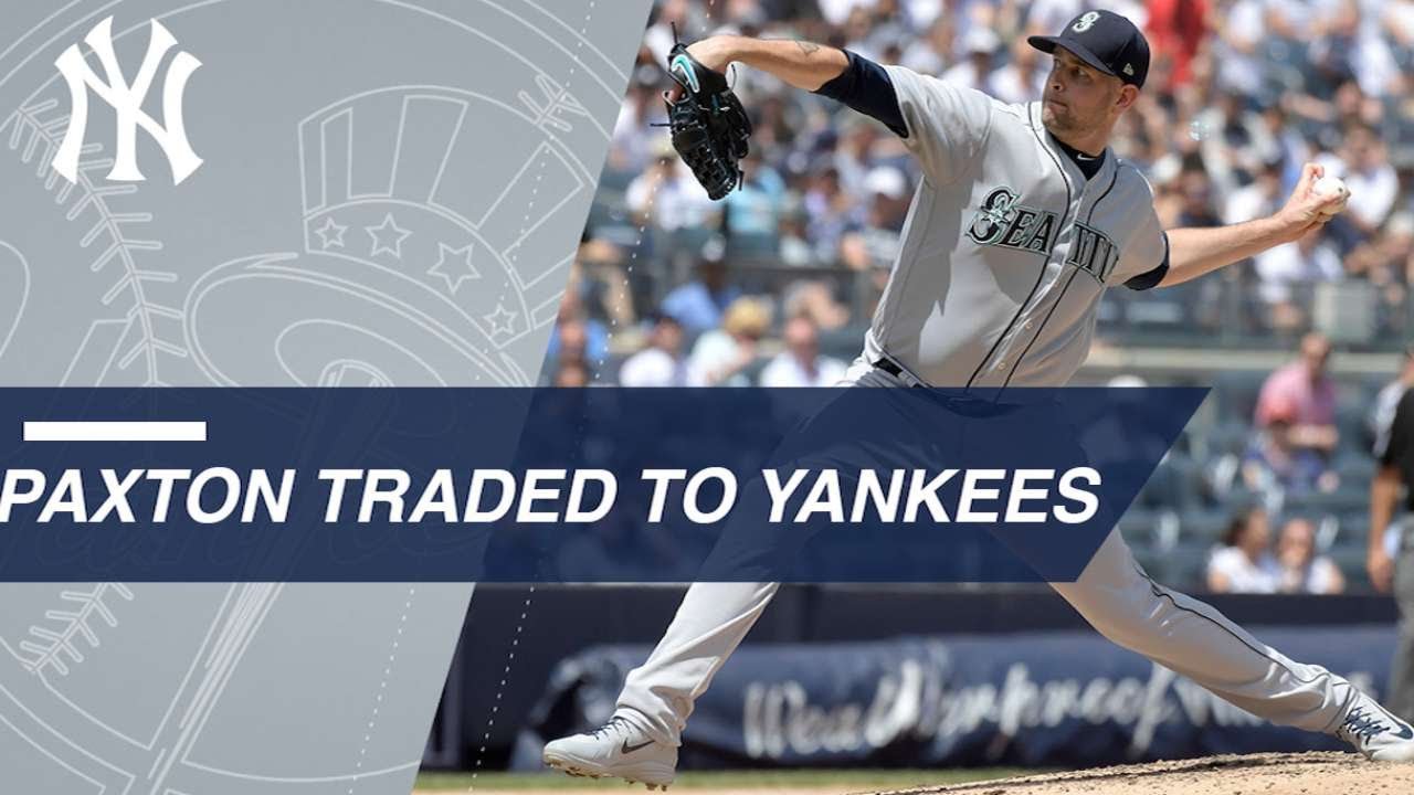 Yankees acquire James Paxton for three prospects
