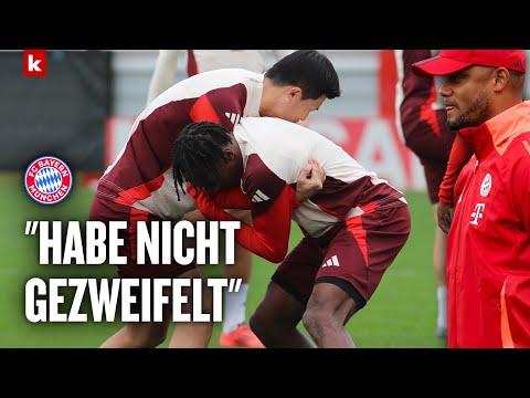 Kim endlich angekommen? Kompany: "Wenn die Stürmer im Training keinen Spaß haben ..." | FC Bayern