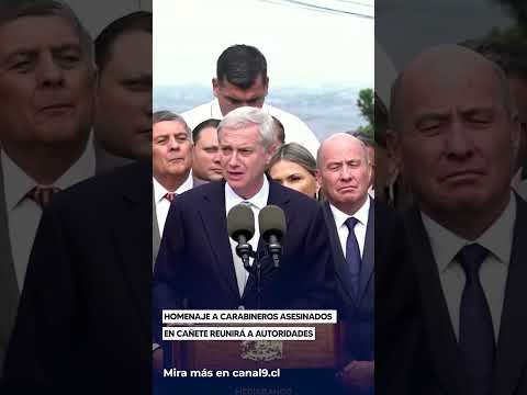 Homenaje a carabineros asesinados en Cañete reunirá a autoridades