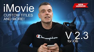 Finally the New version of iMovie lets you customize your text! Version 2.3