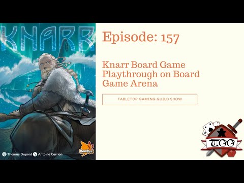 Knarr Board Game Playthrough on Board Game Arena
