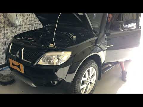 MITSUBISHI TR4, instalação de Buzina 3 cornetas tipo Fiamm com som contínuo e alternado.