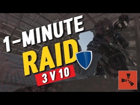 RUSTㆍThe FASTEST Raid Defense - 3v10 VANILLA [1/2]