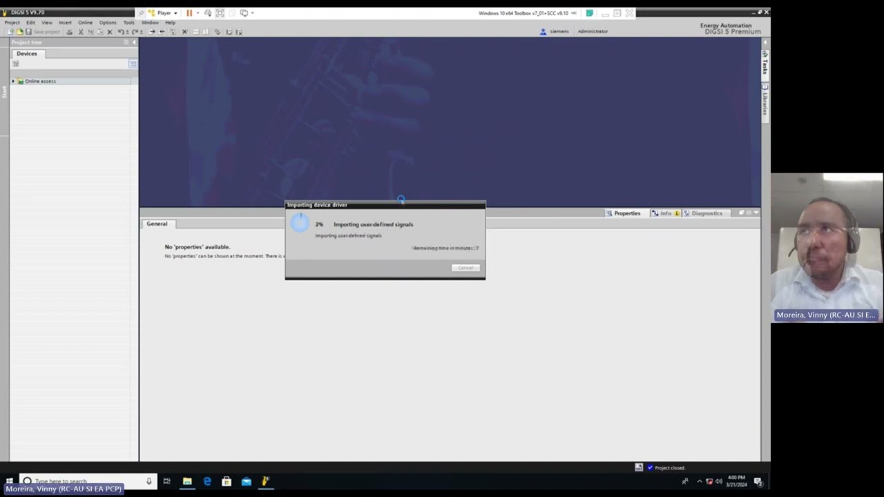 Opening old DIGSI 5 config in latest software version