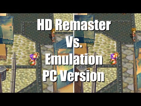 Grandia HD (PC) Vs. Beetle PSX (Retroarch)