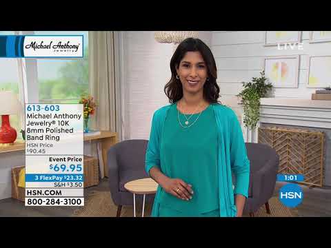 Michael Anthony Jewelry 10K 8mm Polished Band Ring