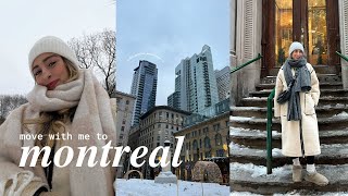 moving abroad alone as an exchange student: come with me to montreal :)