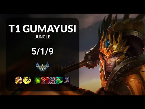 T1 Gumayusi Jarvan IV vs Lee Sin JUNGLE - KR CHALLENGER Patch 13.20