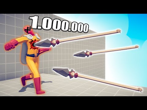 1.000.000 DAMAGE BONE SPEAR 1 vs 1 TOURNAMENT - TABS | Totally Accurate Battle Simulator 2023