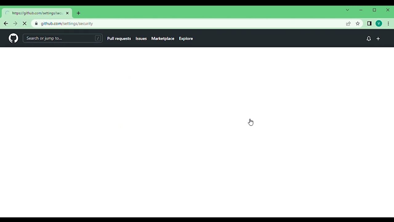 GitHub - How to update Password