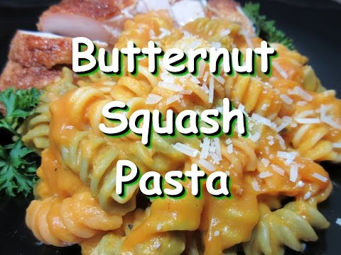 Creamy Yummy Butternut Squash Pasta ~ Butternut Squash Recipe