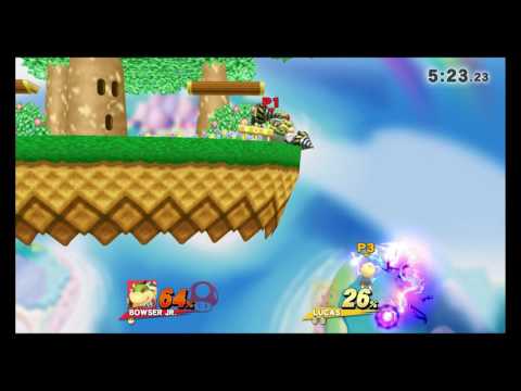 That bowser Jr edgeguard though