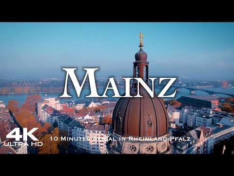Mainz-Alemanha 🇩🇪 - por drone [4K]