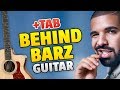 Drake - Behind Barz (Fingerstyle Guitar Cover, Guitar Tabs)