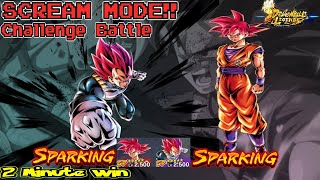 Beating The Gods Challenge Battle Ex5 - Broly Scream Mode - Dragonball Legends ios gameplay