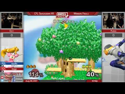 CFL Smackdown 141 Melee - Oaty (Peach) vs Krudo (Sheik) - Losers Quarters