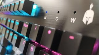 LOCHOS WIRED MECHANICAL GAMING KEYBOARD SOUND