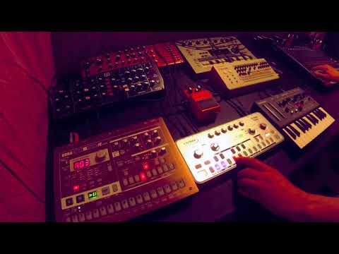TT-303 SH-01A ER-1 TR-09 - Live Techno Hardware Jam - 2019-02-09