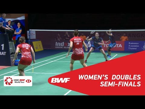 SF | WD | SUPAJIRAKUL/TAERATTANACHAI (THA) vs BOLOTOVA/DAVLETOVA (RUS) [7] | BWF 2019