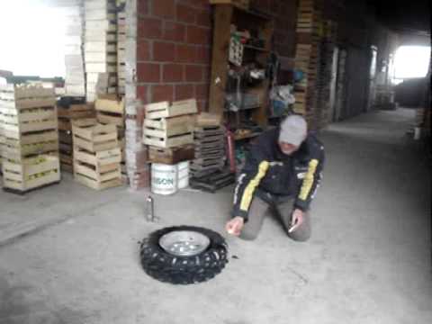 comment remplir un pneu