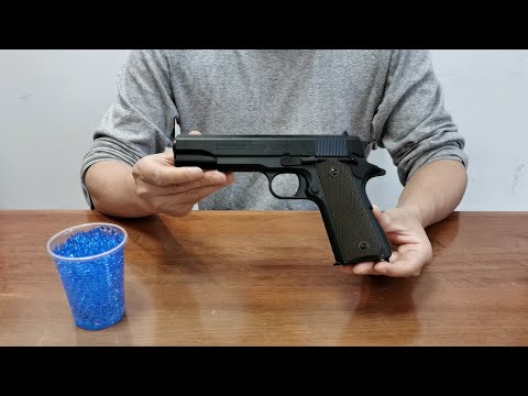 Colt M1911 Toy Gun Unboxing 2023 - Air Gel Ball Soft Bullet Pistol