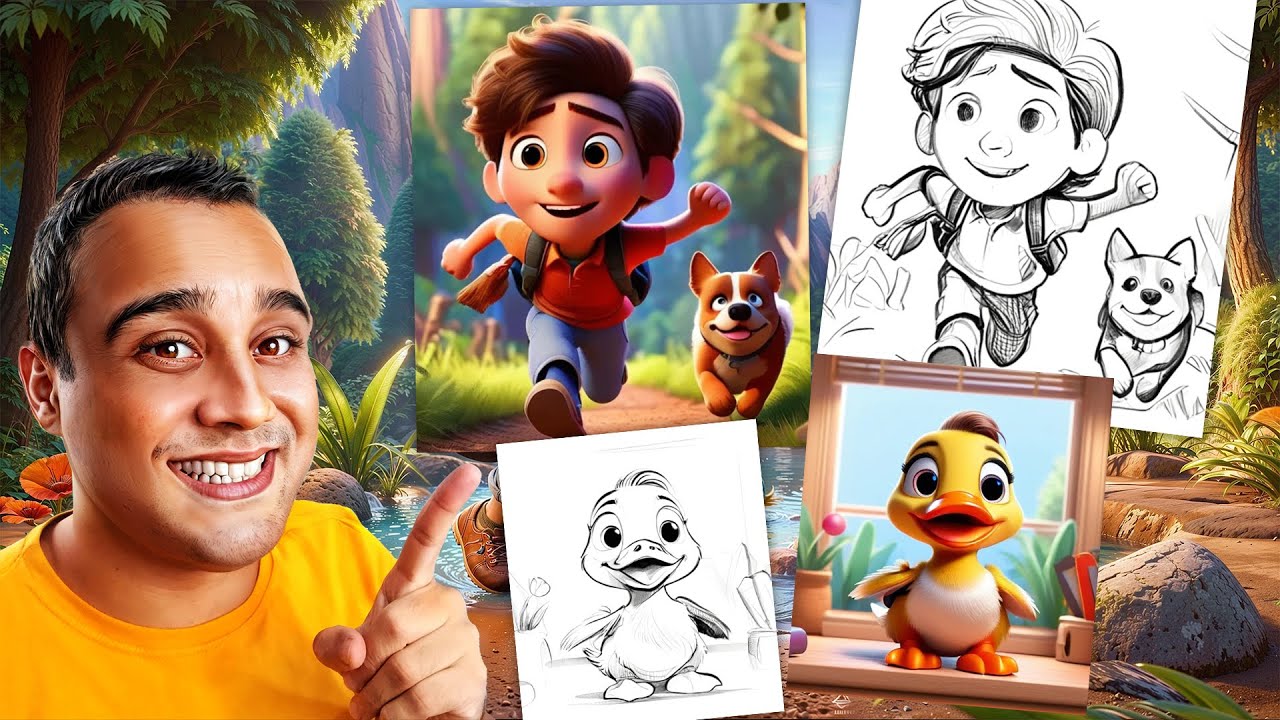 DZINE AI: Como Criar IMAGENS para LIVRO de Colorir com Inteligência Artificial Gratuita