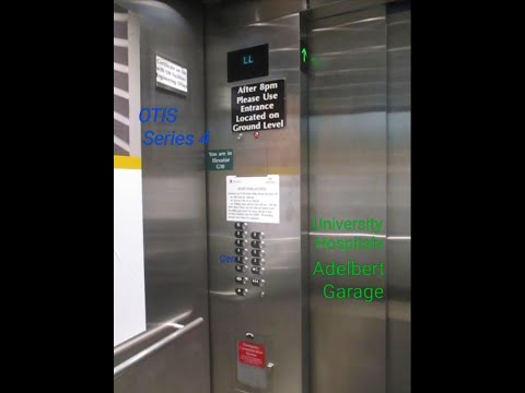 (Now Modded) BUSY 2010 OTIS 4 Gen2 Traction Elevators @ UH Adelbert Rd Parking Garage, Cleveland, OH