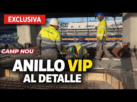 🔥 VIP BOXES This is how the most EXCLUSIVE areas of Camp Nou are built. Construction at Camp Nou