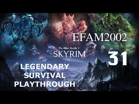 Skyrim Livestream!! Legendary Difficulty / Survival Mode Ep. 31: Getting Ancient Shrouded Armour!!