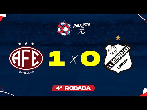 Melhores Momentos de Ferroviária 1 x 0 Inter de Limeira - Rodada 4 - Paulista Sub-20
