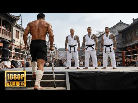 【武俠電影】惡霸欺負瘸腿乞丐，怎料乞丐是功夫大師，瞬間秒殺惡霸。#武俠劇 #動作