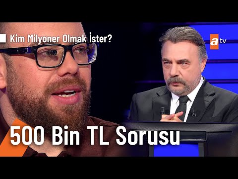 Burak Aksu 500 bin TL değerindeki terim sorusuna ne cevap verdi? - Kim Milyoner Olmak İster?
