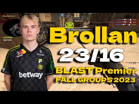 CSGO POV NIP Brollan (23/16) vs Vitality (MIRAGE) @ BLAST Premier Fall Groups 2023